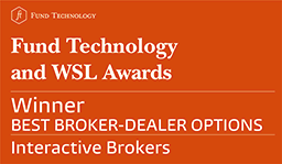 Avaliações da Interactive Brokers: Fund Technology & WSL Institutional Awards 2017 - Melhor corretora para a negociação de opções