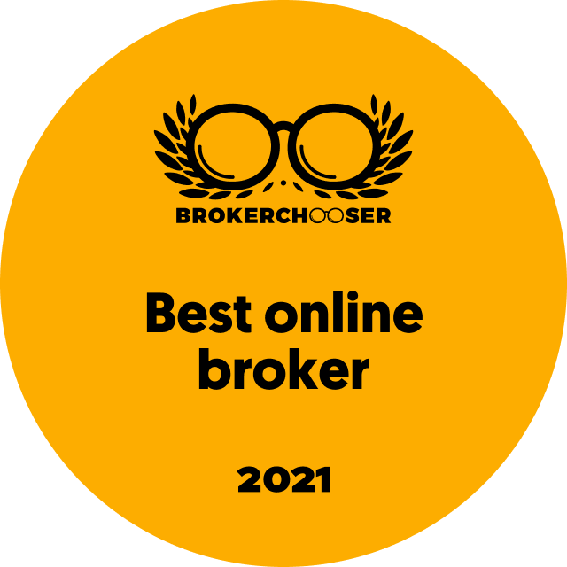 Interactive Brokers fue clasificado como número 1 - Mejor bróker en línea de 2021 por BrokerChooser