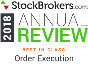 Avaliações da Interactive Brokers: Stockbrokers.com Awards 2018 - 1º lugar na categoria "Execução de ordens"