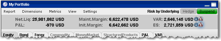 Risk Navigator Dashboard